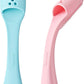 Coomazy Dog Finger Toothbrush, Dog Tooth Brushing Kit with Food Grade Silicone, Easily Clean Teeth Dirt, Suitable for Medium and Large Dogs, 2-Packs, Blue+Pink