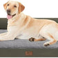 Large Dog Bed Orthopedic Washable - XXL Large Big Dogs - Waterproof with Removable Cover - Memory Foam - Beds Bolster Pet - Dogs Couch Sofa Bed - Dark Green Dog Beds