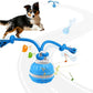Interactive Dog Toys, Squeaky Dog Toys, Active Rolling Ball for Puppy and Medium Dogs, Squeaky, USB Rechargeable (Blue)