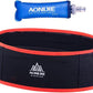 AONIJIE Lovtour Running Belt Waist Pack, Flip Waist Belt,with 250ml Soft Water Bottle Free and Lightweight for Marathon Climbing Jogging Cycling Workout Fitness Mobile Phone Holder