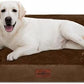 Comfort Expression Orthopedic Jumbo Dog Bed for Extra Large Dogs, Large Breed Waterproof Dog Bed, PV Washable Dogs Sofa Beds with Removable Cover & Non-Slip Bottom(Jumbo,Chocolate Brown)