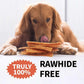 Chicken Dog Chew Chips, Puffed Human Grade Chicken Dog Treat, Rawhide Alternative, Easy to Digest 12pcs/Pack