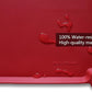 Hoki Found Large Silicone Non-Slip Pet Dog Cat Bowl Mats - Waterproof Dog Cat Food Mats - Classic Red
