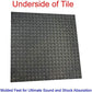 American Floor Mats - Extreme Rubber Gym Tiles - 1 Inch Thick Colorful Rubber Gym Tiles - Superior Shock and Sound Absorbing Tiles - 95% Dark Greys 25 Tile Pack (Covers 100 Sq Ft)