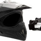 MMG Adult Motorcycle Off Road Helmet DOT - MX ATV Dirt Bike Motocross UTV - with Goggles
