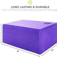 Sunshine Yoga 4" Yoga Block, 10 Pack Bulk EVA Foam Yoga Blocks, Firm and Supportive Yoga Brick, Balance Foam for Stretching, Pilates, and Workout, 4" x 6" x 9"
