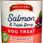 Bench & Field Holistic Natural Salmon & Triple Berry Dog Treats | Crunchy Bone-Shaped Bites | Antioxidant Blend, 10-Ounce Bottle