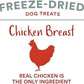 Organic Freeze Dried Dog & Cat Treats - Single Ingredient, Grain Free Food Toppers for Healthy Pets, No Fillers or Preservatives (3 Bag, Chicken)