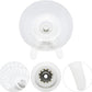 Hamster Wheel Hamster Flying Saucer Silent Exercise Wheel Running Wheel for Dwarf Hamsters Gerbil Mice Small Animals (White)