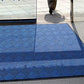 M+A Matting 208540410 WaterHog Diamond | Commercial-Grade Entrance Mat with Rubber Border – Indoor/Outdoor, Quick Drying, Stain Resistant Door Mat (Charcoal, 4' x 10')