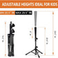 Baseball Softball Tee for Kids Toddles 3-10 Years Batting Hitting Tee T Ball Set Stand for Baseball Trainer Easy Adjustable Height 20.5''-29.5''Portable w/Carry Bag for Indoor Outdoor