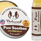 Natural Dog Company Paw Soother Balm Bundle, (1) 2 oz. Tin & (1) Travel Stick, Dog Paw Cream and Lotion, Moisturizes & Soothes Irritated Paws & Elbows, Protects from Cracks & Wounds