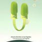 Pet Toothbrush， Dog Teeth Cleaning, Dog Finger Toothbrush，Double Ended