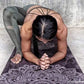YOGA DESIGN LAB | The Combo Yoga Mat | 2-in-1 Mat+Towel | Eco Luxury | Ideal for Hot Yoga, Power, Bikram, Ashtanga, Sweat | Studio Quality | Includes Carrying Strap!