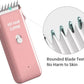 Dog Cat Home Hair Waterproof Clipper Portable Electric USB Rechargeable Pet Grooming Tools Low Noise Shaver Cordless Trimmer for Small and Large Pets