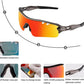 BangLong Polarized Sports Sunglasses Cycling Sun Glasses for Men Women with 5 Interchangeable Lenes for Running Baseball Golf