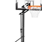 Basketball Hoop Outdoor with 45 Inch Shatterproof Backboard, Portable Basketball Goal System 4.8-10ft Height Adjustable for Kids, Youth, Adults, Backyard/Driveway/Indoor