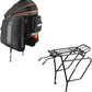 Ibera PakRak Touring Bicycle Seatpost/Disc/Non/Disc Rack and Quick Release Bag