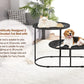 Defined Deco 2 Tier Elevated Cat Hammock Bed, Furniture Cat Bed Breathable Comfortable, Raised Cool Ca t Hammock for Indoor Cats, with Removable Mesh and Steel Frame for Summer