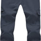 TBMPOY Men's Snow Ski Fleece Lined Hiking Pants Waterproof Winter Snowboard Warm Outdoor Insulated Pants Windproof