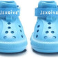JZXOIVA Dog Shoes for Hot Pavement, Dog Booties for Small Dogs, Breathable Dog Boots & Paw Protectors, Adjustable Non-Slip Dog Rain Booties, Waterproof Pets Sandals for Beach Blue Size 1