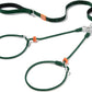 Howgo Double Slip Leash Slip Lead with Two Handles| Dual Dog Slip Lead for 2 Dogs,360° Swivel No Tangle | Dog Training Collar | Double Clip Leash Coupler and Splitter (Green, 6FT)