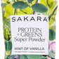 Sakara Protein + Greens Super Powder, 30 Servings - Organic Protein Powder Hemp, Pumpkin, Pea Protein, Organic Greens Powder Wheat Grass & Spirulina Superfood Powder, Vegan Protein Powder Greens Blend