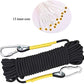 X XBEN Outdoor Climbing Rope 10M(32ft) 20M(64ft) 30M(96ft) 50M(160ft) 70M(230ft) 152M(500FT) 352M(1000FT) Static Rock Climbing Rope for Escape Rope Ice Climbing Equipment Fire Rescue Parachute