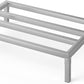 24 in X 36 in. Aquarium Stand | Industrial Style Aluminum Fish Tank Base with Open Frame Design
