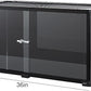 REPTI ZOO 50 Gallon Reptile Tank, 36" X 18" X 18" Reptile Terrarium, Black-Tinted ECO Glass Enclosure with Sliding Door & Mesh Top, Secure & Low-Stress Habitat for Bearded Dragon, Gecko, Snake, Lizard