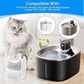 12 Set Cat Water Fountain Filter Replacements & Sponges for 135 fl oz/4L Pet Fountain Drink Machine Dog Water Fountain, YPD-C004P YPD-C004S Water for Cats Drinking Fountain Pump Replacement