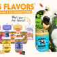BUDDY BUDDER 6 Pack Mixed Flavor Squeeze Packs, 100% Natural Dog Peanut Butter, Healthy Peanut Butter Dog Treats, Made in USA, (4oz Packs)