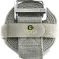 Gradient Fitness Yoga Strap, Friction-Less Easy-Feed Buckle, Super Soft Cotton/Polyester Blend Webbing, Free eGuide. (8 Feet)