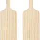 BATTIFE 2Pack 15 Inch Greek Fraternity Paddle, Unfinished Solid Pine Wood Paddles, Wooden Sorority Frat Paddle for Arts Crafts