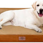 Comfort Expression Orthopedic Dog Beds for Extra Large Dogs, PV Washable Dogs Sofa Beds Jumbo, Waterproof Dog Bed with Removable Cover & Non-Slip Bottom(Jumbo,Caramel)