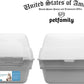 Petfamily Cat Litter Box, Large Foldable Jumbo Hooded with Transparent Lid,Grey