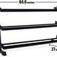 WF Athletic Supply Rubber Coated Hex Dumbbell Set, Multiple Choices Available - Dumbbells with Rack Stand and Mat, or Dumbbells Only (200/550/1200/2100/3000 LB)