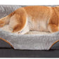 JOYELF Large Memory Foam Dog Bed, Orthopedic Dog Bed & Sofa with Removable Washable Cover and Squeaker Toy as Gift