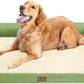 Large Dog Bed Orthopedic Washable - Beds Bolster - Extra Large Big Dogs - Memory Foam Couch Sofa - Waterproof with Removable Cover - Grass Green Dog Bed