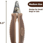 Dog Nail Clippers for Medium or Large Dogs Pet Nail Trimmers Pet Grooming Clippers with Safety Guard to Avoid Over Cutting M