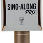 Sing-Along PRO Bluetooth Microphone - Wireless Karaoke Mic for Kids & Adults - Portable Home Karaoke Mic with Stereo Audio (Rose Gold)