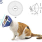 Soft Cat Recovery Collar Cat Cone E Collar Nonwoven Fabric Elizabethan Collar Loops-Protective Wound Healing Specially Designed for Cats and Puppies - Easy to Eat and Drink (S)