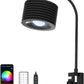Lominie LED Aquarium Light, Full Spectrum Fish Tank Clip-on Saltwater Planted Light With Adjustable Gooseneck for Coral Tanks, Dimmable Nano Refugium Supports Remote WiFi
