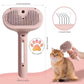 Cat steam brush – Effective Pet Brush for Indoor Cats, Steam Technology for Shedding, Mats & Grooming – Ideal cat brush indoor for Deep Cleaning (Pink)