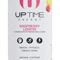 UPTIME Energy Drink, Raspberry Lemon Sparkling, 12 Pack, Vitamin C, L Theanine, Calcium, Sugar Free Energy Drinks for Focus Support, 142mg of Natural Caffeine, 5 Calories, Natural, 12 fl oz Cans