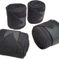 Horse Leg Bandage/Horse Leg wrap (Set of 4) Red, Blue, Navy Blue, and Black (Black)