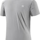 Mens Seamless Workout T-Shirts Lightweight Moisture Wicking Running Hiking Camping Tennis Pickleball Shirts for Men