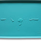 Hoki Found L Silicone Pet Food Mats Tray - Non Slip Pet Dog Cat Bowl Mats Placemat - Dog Pet Cat Feeding Mat - Waterproof Dog Cat Food Mats -Pet Water Mats for Floors -Teal
