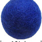 Wool Cat Toys - Felt Cat Toy Balls for Small Pet Fetch and Play - Eco Friendly Quiet Wool Ball Cat Toy for Cats and Kittens - Choose Your Colors (Blue)