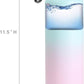 DRINCO Stainless Steel Water Bottle Spout Lid Vacuum Insulated Double Wall Water Bottle Wide Mouth (40oz 32oz 22oz 18oz 14oz) Leak Proof Keeps Cold or Hot (40 oz, 40oz Macaron)